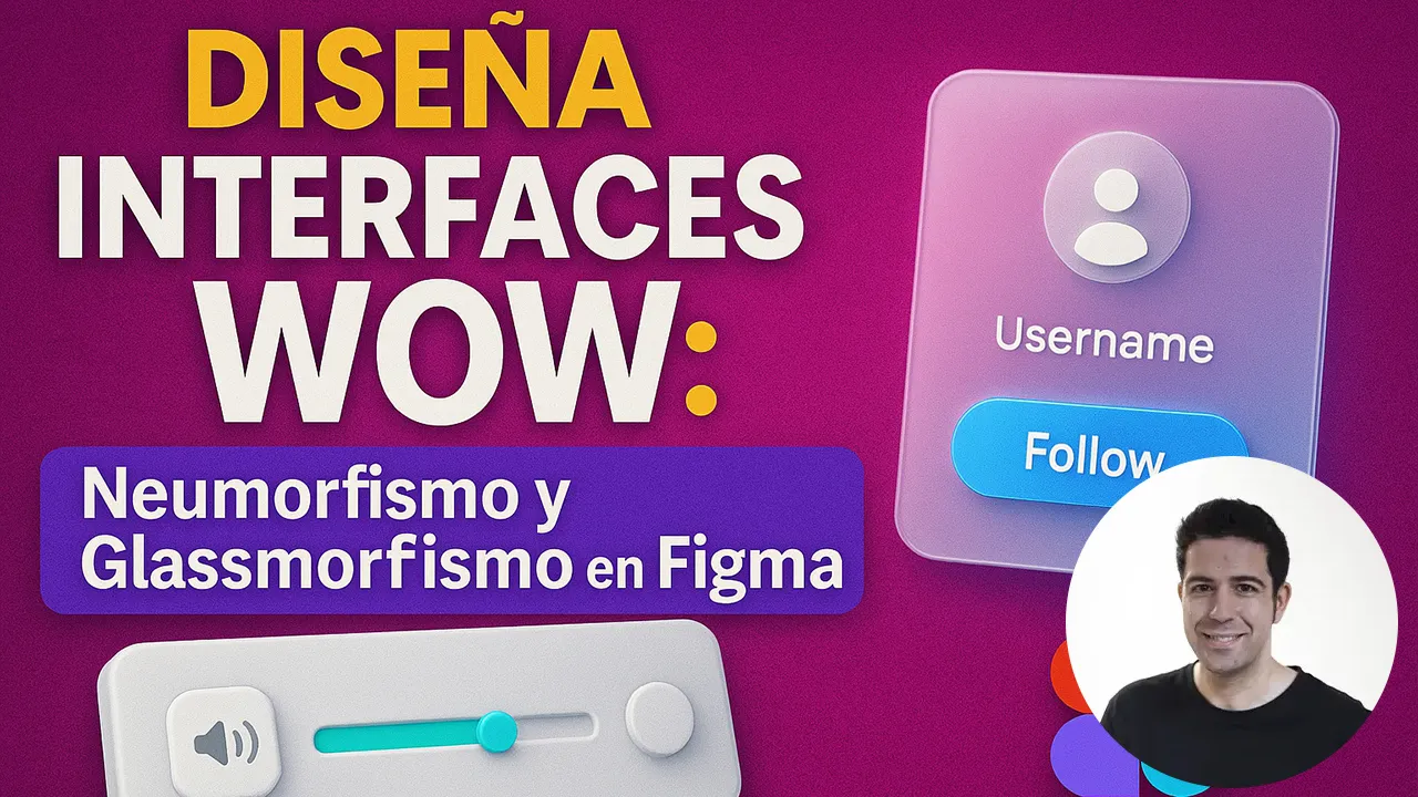 Efecto Neumorfismo y Glassmorfirmo en Figma