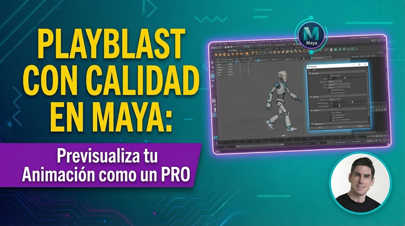 Playbalst con calidad en Maya