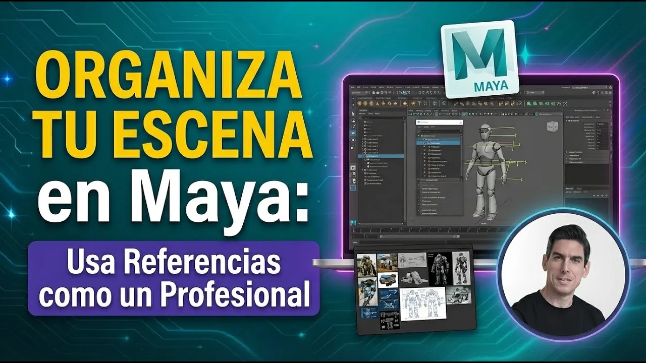 Uso de Referncias en Maya